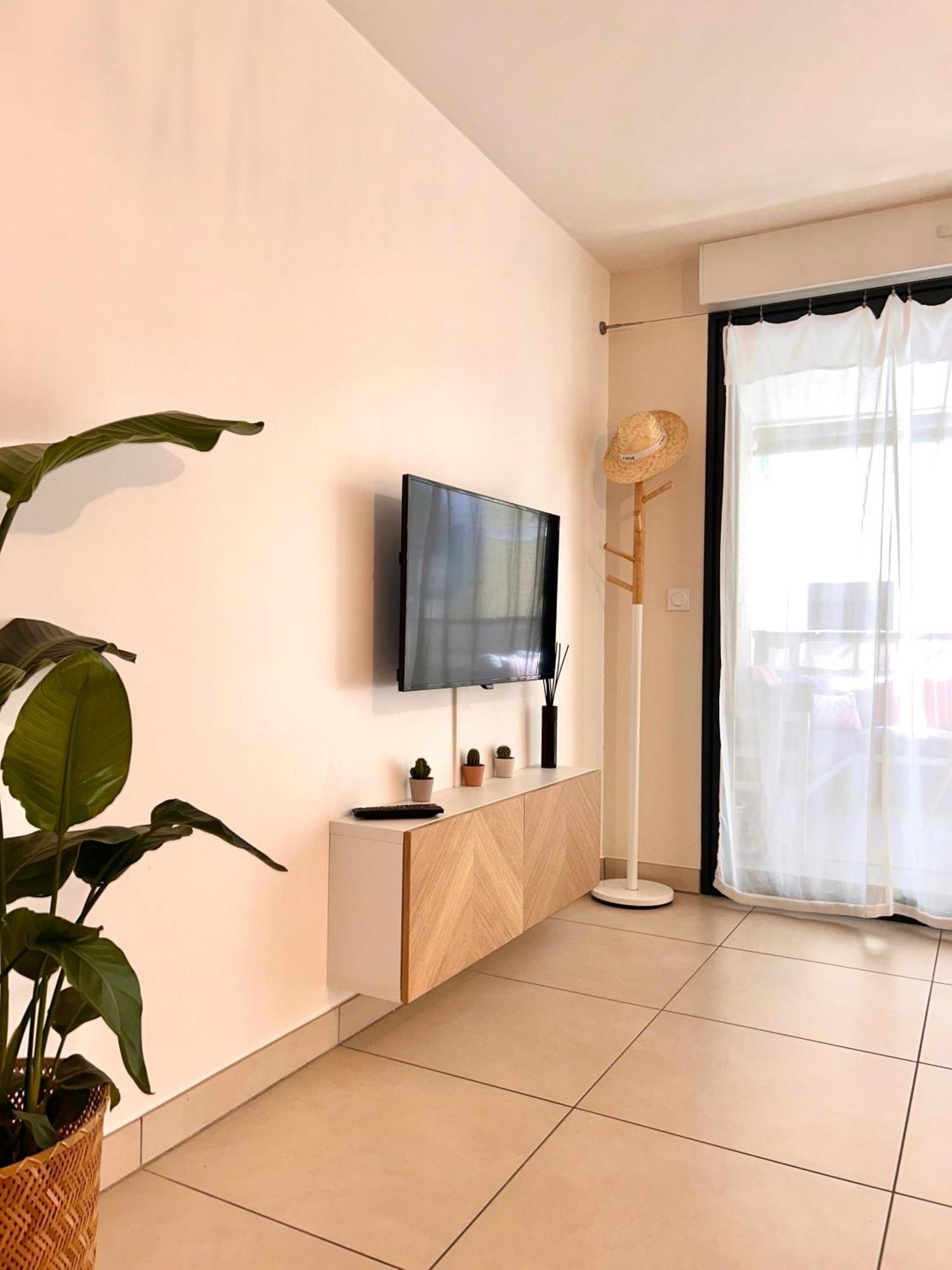 Studio Neuf - Portes De Monaco - Confort - Wifi - Clim Eksteriør billede