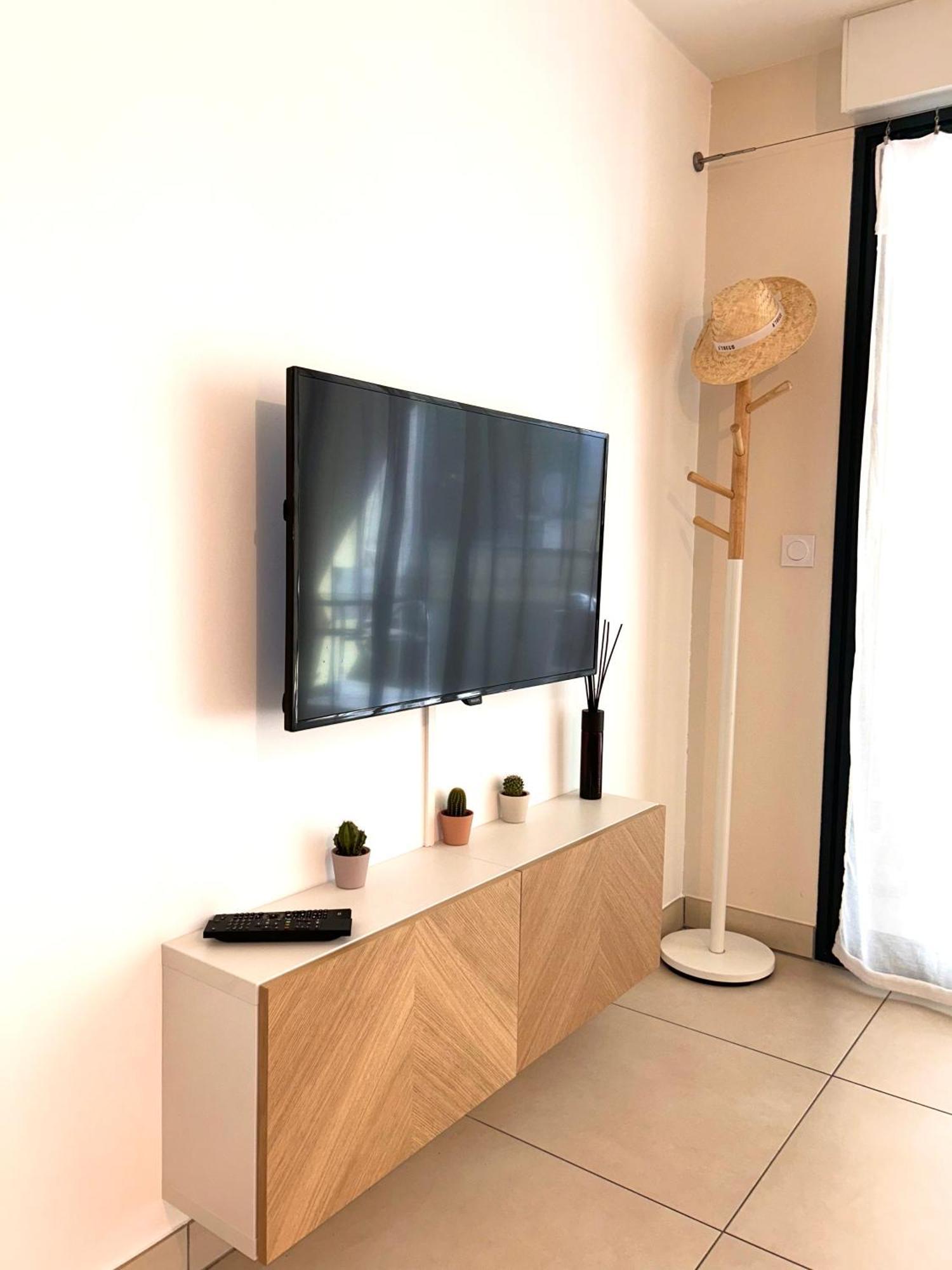 Studio Neuf - Portes De Monaco - Confort - Wifi - Clim Eksteriør billede