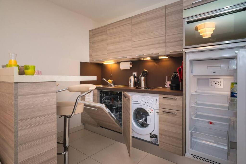 Studio Neuf - Portes De Monaco - Confort - Wifi - Clim Eksteriør billede